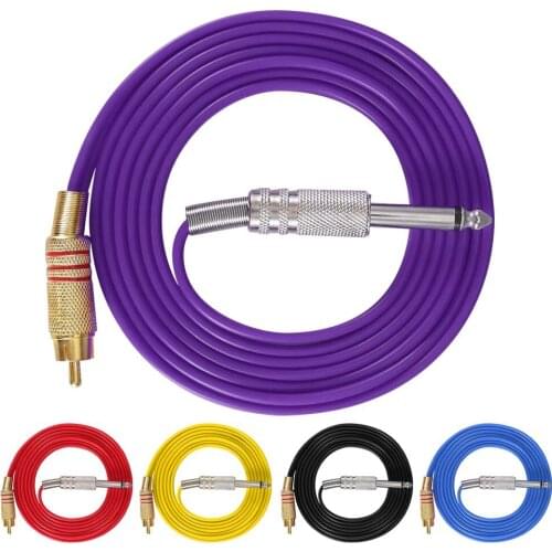 Tattoo Coil Silicone Hook Line Power Supply Clip Cord For Connect Tattoo Machines And Power Supplies Professional Accessories