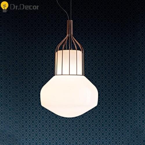 Nordic Minimalism Glass Pendant Lights lighting Modern LED pendant lamp Living Room bedroom kitchen hanging lamps Light Fixture