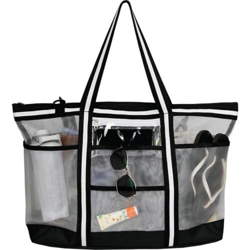 Picnic Bag Nylon Mesh Beach Bag Multi-pocket Tote Bag Organizer Bolsos Bolso Sport Bag Waterproof Bag Waterproof Bag Bags