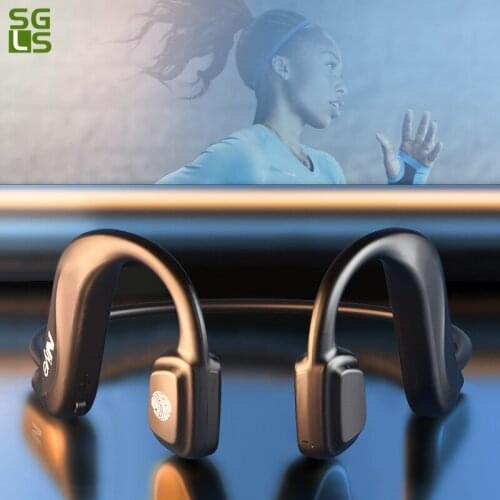 TWS True Wireless Headphones Bone Conduction Shape Earphone Bluetooth Sport Waterproof Earphones Handsfree For Cycling Running