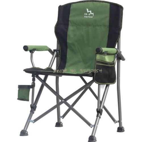 Ultra light outdoor folding stool chair portable fishing leisure chair backrest armchair computer chair stool