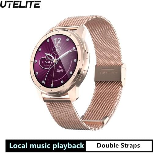 UTELITE MX11 Smart Watch Men Women 1.28inch Screen Bluetooth-compatible Call Wireless Music Playback ECG Heart Rate Couple Watch