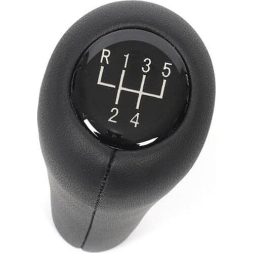 5 6 Speed Advanced Leather Gear Shift Knob Lever For BMW 1 3 5 6 Series E39 E46 E53 E60 E61 E63 E81 E82 E90 Gear Head