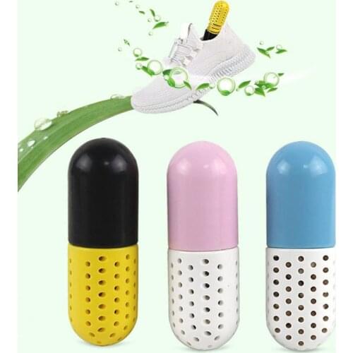 Absorbent Shoe Deodorant Capsule Shaped Desiccant Drawer Shoe Room Carbon Deodorant Dehumidifier Tool