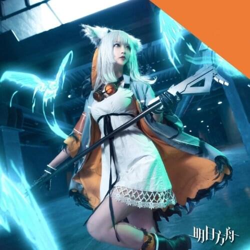 Anime Game Arknights Ptilopsis Battle Suit Lolita Dress Lovely Uniform Outfit Cosplay Costume Halloween Women Free Shipping New