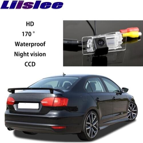 Liislee For VW For Jetta MK6 A6 1B / Sagitar Car Camera High Quality Rear View Back Up Camera For PAL CCD + RCA Connector