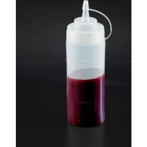 2019 Squeeze Squirt Condiment Bottles with Twist On Cap Lids Ketchup Mustard Mayo Hot Sauces Olive Oil Bottles Kitchen Gadget