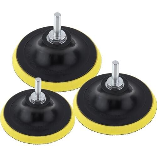 4'' 5 Inch 100mm / 125mm Polishing Pad Sander Disk Sandpaper Disc Buffing Pad 10mm Inner Hole for Electric Grinder Car Polisher