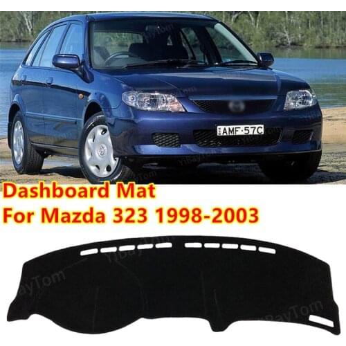 For Mazda Family 323 1998-2003 BJ Anti-Slip Mat Sunshade Dashmat Protect Carpet Dashboard Cover Pad Accessories