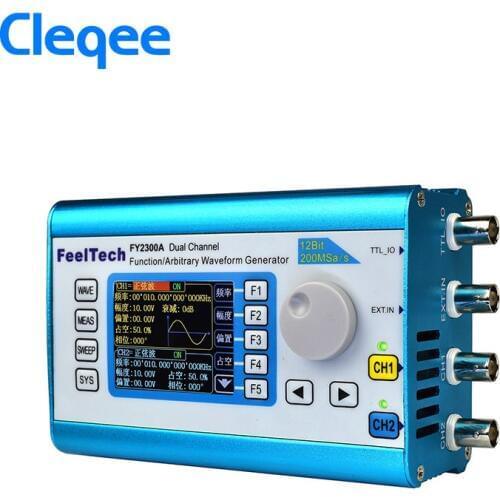 FY2300-6MHz Arbitrary Waveform Dual Channel High Frequency Signal Generator 200MSa/s 100MHz Frequency meter