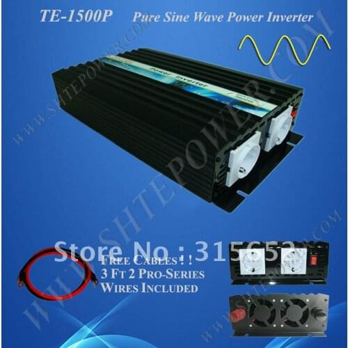 Hot sell 1500w Pure Sine Wave Power Inverter DC 12V to AC 240V