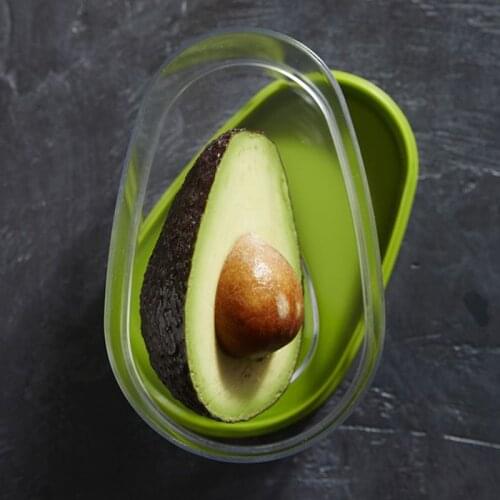 K5DC Kitchen Avocado Saver Food Crisper Storage Box Fruit Vegetable Container Keep Fresh Kitchen Accessories