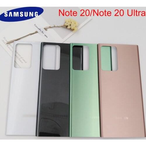 Battery Cover For Samsung Galaxy Note 20 N980 Note 20 Ultra N985 Rear Door Housing Back Case Repair Parts With Adhesive Stickers