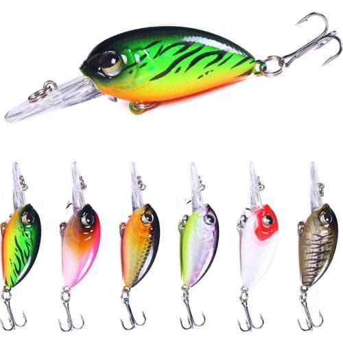 Mini Fishing Lure 6cm 5g High Quality Deep Diving Minnow Japan Crankbait Swimbait Floating Trolling Wobblers Fish Tackle