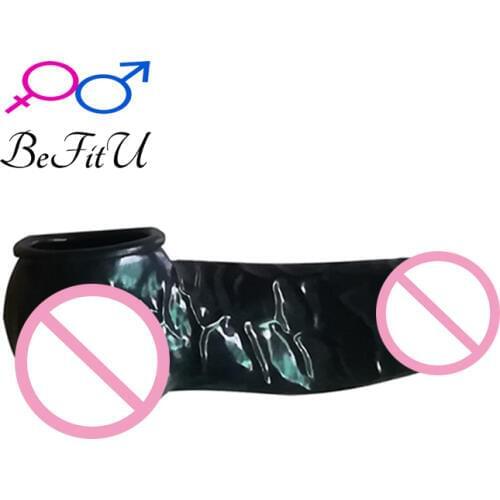 Latex sheath ball condom pants accessories