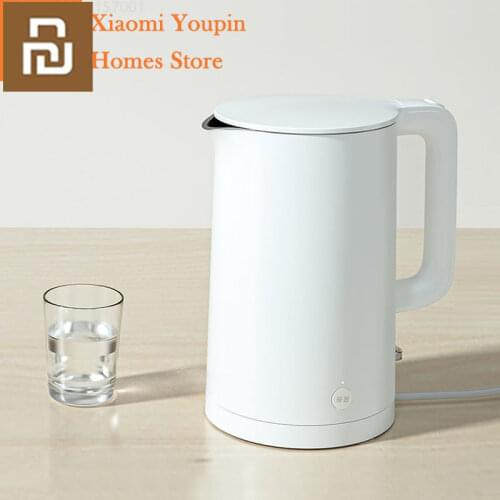 Original Xiaomi Mijia Electric Kettle 1S Fast Boiling Stainless Teapot Samovar Kitchen Water Kettle Auto Power-off Protection