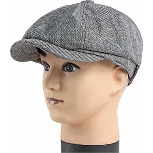 WJ2020C8 men women unisex classic linen design look autumn Acrylic Berets