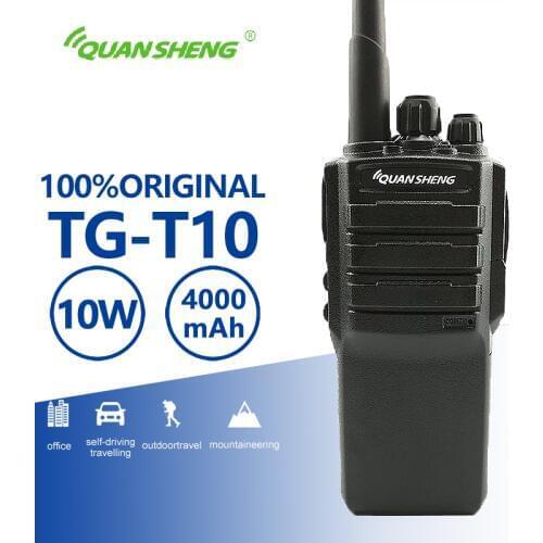 Quansheng TG-T10 Woki Toki 5w Radios Portatiles Uhf Vhf Walkie Talkie 4000mAh Battery Mobile Ham Radio CB Hf Transceiver Telsiz
