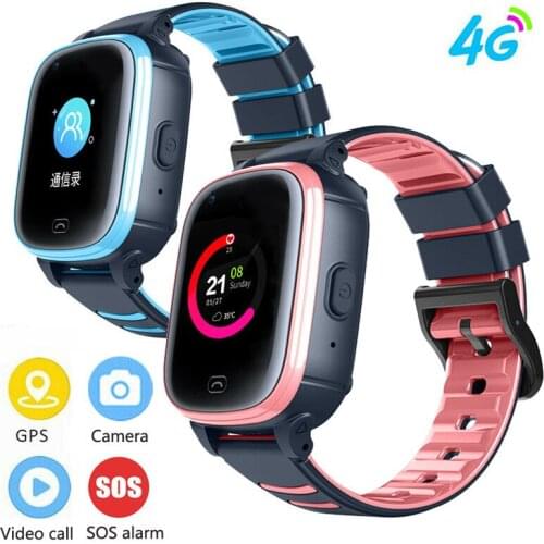 Kids Smart Watch 4G SIM with Camera Video Call SOS Anti-lost GPS Location Clock Student Children Phone Watch for Girls Boys
