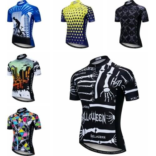Cycling Jersey Men Short Sleeve Ropa Ciclismo MTB Bike Jerseys Quick Dry Cycle Shirts Bicycle Shirts Top Maillot Clothing