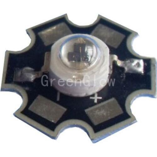 10X 5W High quality molding package 3chip Epistar 42mil 850nm far IR infrared led with aluminum PCB free shipping