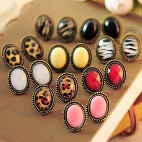 XUBCHC Earrings With Stones