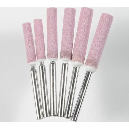1pc 4/4.85mm Chainsaw Sharpener Burr Chain Saw Stone File Grinding Wheel Head For Electric Grinder Ceramic Frustration Knife Hot
