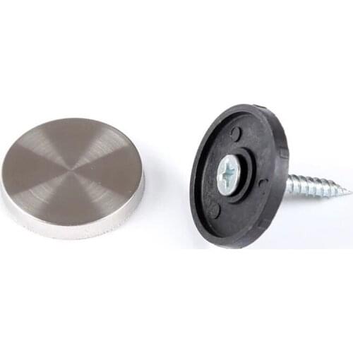 10 Set Stainless Steel Screw Decorative Cover Advertising Nail Glass Fixed Mirror Nail for Upholstery Tacks Hardware Accessories