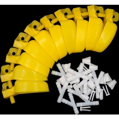 25Pcs Birds Drinker Cage Accessories Water Automatic Supplies Bowls Pigeon Quail Plastic Bowl Automatic Water Poultry Drinking