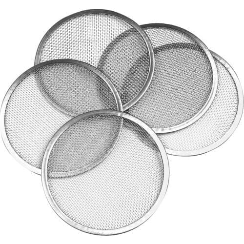 5Pc 304 Stainless Steel Lids Seed Sprouting Mesh Screen Strainer Caps Durable Filtering Covers for Wide Mouth Mason Canning Jars