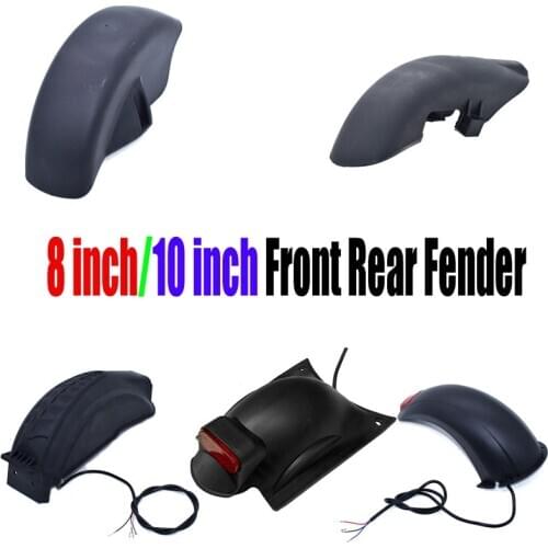 8inch 10inch Electric Scooter 8 inch Front Fender 10 inch Rear Fender With Taillights