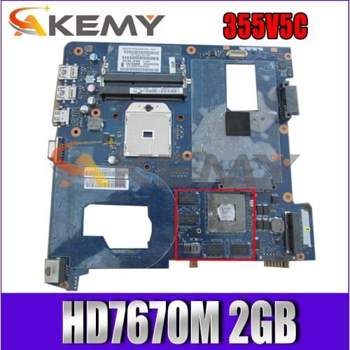 AKEMY For SAMSUNG NP355V5C 355V5C Laptop Motherboard BA59-03568A QMLE4 LA-8863P HD7670M 2GB 100% Tested