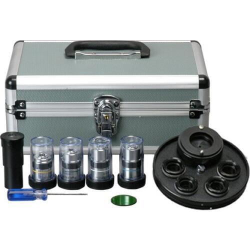 AmScope BF & DF Turret Plan Phase Contrast Kit PCT200