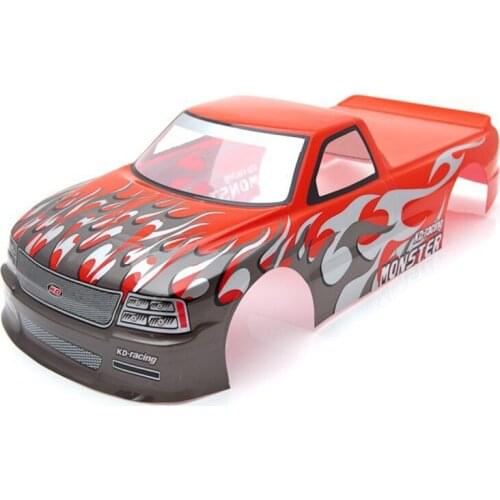 For 1/10 RC Car Venom T-10 PVC Painted Body Shell 1/10 RC Car Pick Up Truck Width 205Mm Wheelbase 255Mm
