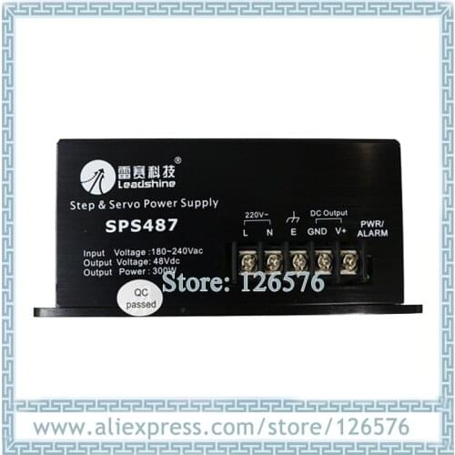 Leadshine SPS487 Power supply 48VDC 7A Unregulated Switching Power Supply with 180-250 VAC Input