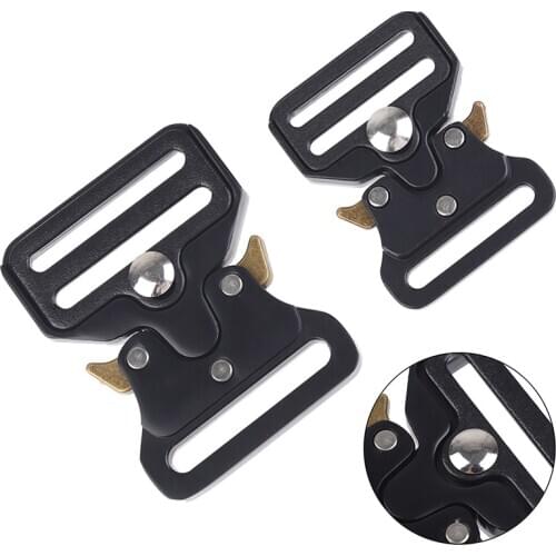 2 Sizes Metal Strap Buckles For Webbing DIY Bag Luggage Clothes Accessories Clip Buckles