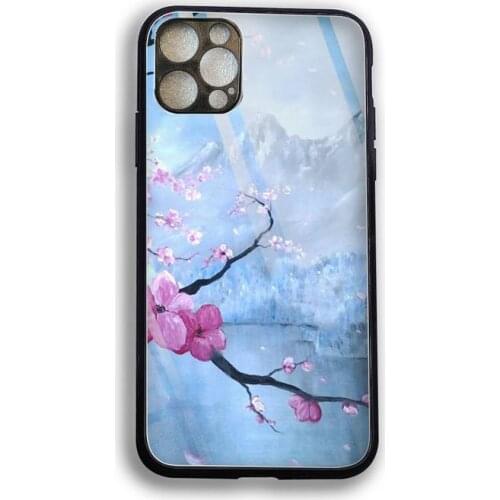 Soft pink cherry blossoms Phone Case Tempered Glass For iPhone 12 Pro Max Mini 11 Pro XR XS MAX 8 X 7 6S 6 Plus SE 2020 case
