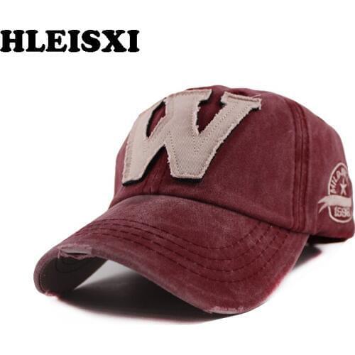 HLEISXI New Arrival Fashion Mens Summer Adjustable Casual Baseball Cap For Women Caps Hip Hop Washed Brand Hat Cotton Bonnet