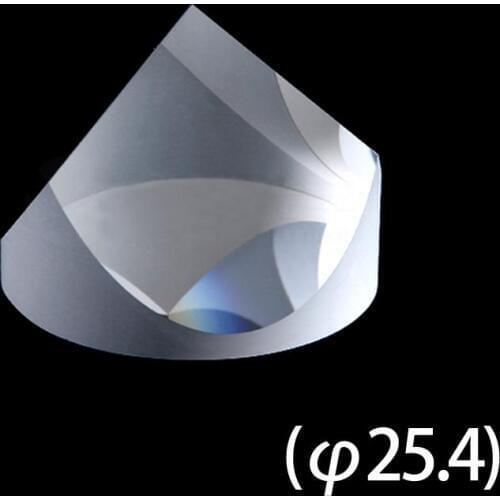 Optical Glass Pyramid Prism K9 25.4mmx19mm Physics Refractor Light Spectrum Medicine