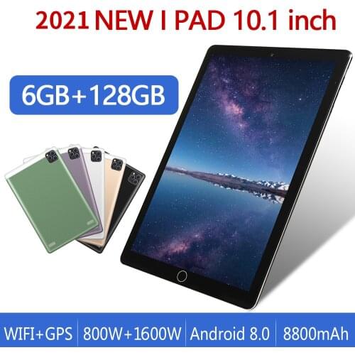 2021 Newest 10 Inch Tablet PC Three Camera HD IPS Screen 4G Android WiFi Bluetooth 6GB 128GB Dual Card Dual Standby Call Tablet