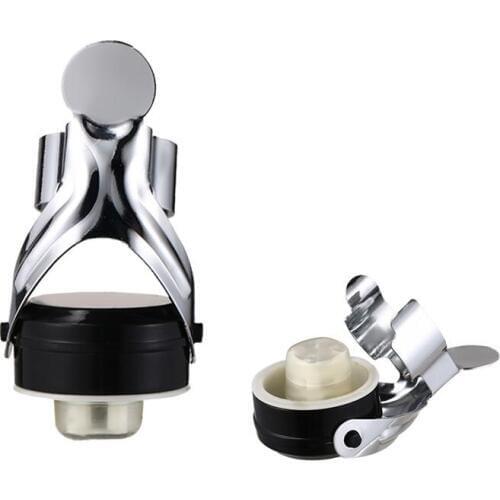 Stainless Steel Stopper Bottle Sealer for Champagne Cava Prosecco Sparkling Wine with a Built-In Pressure Pump Size - 4.9*6.5CM