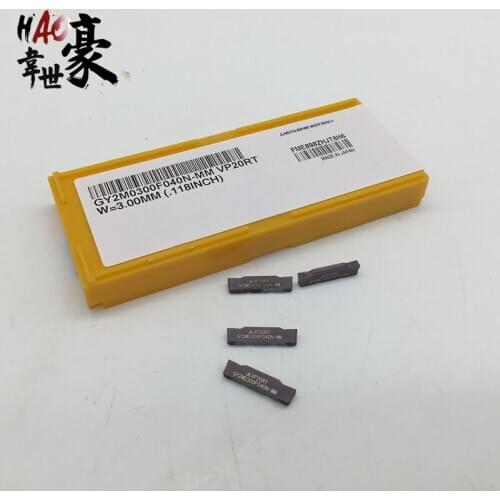 GY2M0300F040N-MM VP20RT 10PCS milling cutting tools carbide milling inserts for indexable end milling cutter CNC machine face