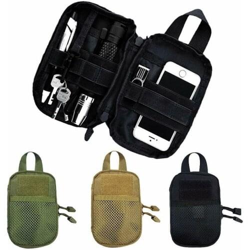 Tactical Bag Outdoor Molle Military Waist Fanny Pack Mobile Phone Pouch Belt Waist Bag EDC Gear Bag Gadget