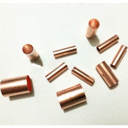 Internal Via 3.0 Terminal Copper Tube Cold Pressed Terminal Copper Tube Terminal Copper Connecting Tube Copper Wiring Tube Coppe