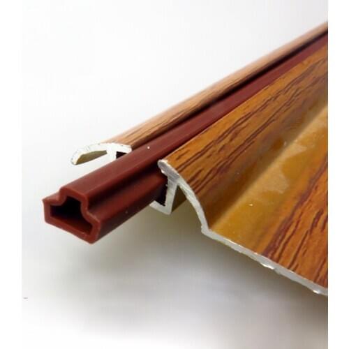 Door Window Track Runway Seals Rubber Gasket Sliding Screen Sash Sealing Anti Dust Reduce Noise Brown Gray