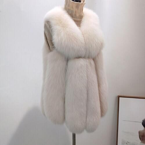 Real Fox Vest Coat Women Clothes Winter Fashion Slim Sleeveless Jacket Vintage Fur Waistcoat Manteau Femme Hiver ZL685