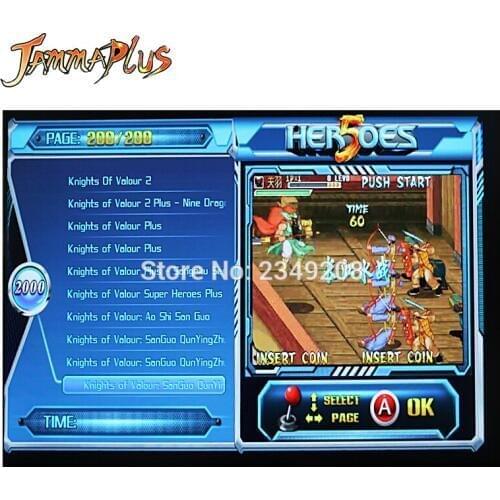 High Definition 2020 in 1 Heroes of thestorm surpport gpio/ jamma arcade cabinet machine multigame card 1080P HDMI VGA output