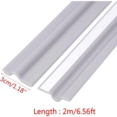 3pcs/set 6m Sliding Door Window Sealing Strip Self-adhesive Soundproof Windproof Anti-collision Foam Sealing Strips