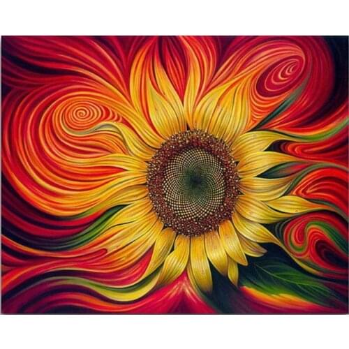 5D Diamond Painting Full Round AB Drills Dazzling Flower DIY Cross Stitch Pattern Rhinestone Embroidery Kits Arts Wall Sticker