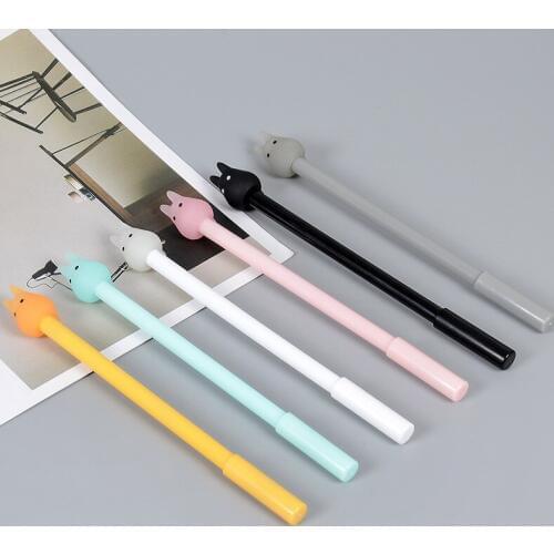 C11 korea candy color creative cartoon Totoro pen stationery pen signature black male and female students school supplies